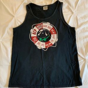 Sorority Black Comfort Colors, Medium Tank Top